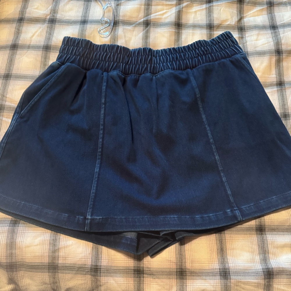 NWOT Rae Mode Denim Skort